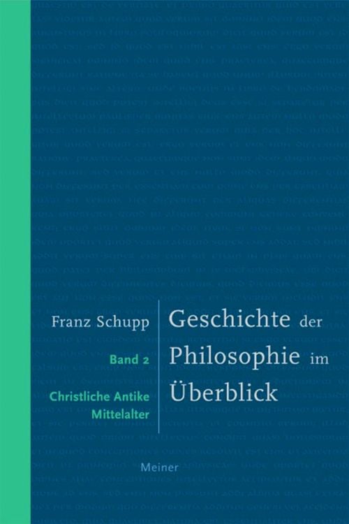 Produktbild: Geschichte der Philosophie im &Uuml;berblick. Band 2: Christliche Antike und Mittelalter