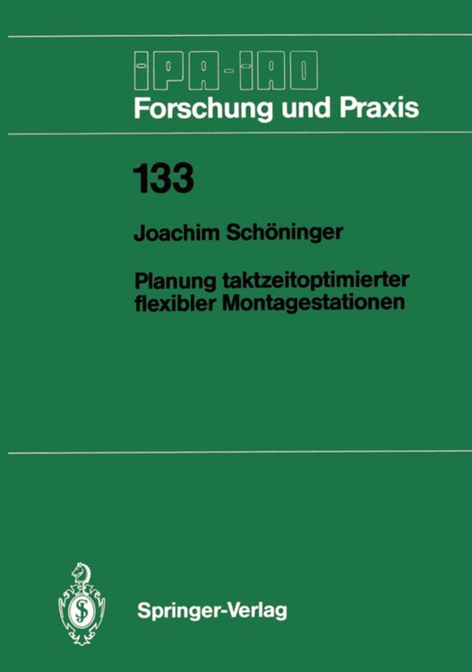 Produktbild: Planung taktzeitoptimierter flexibler Montagestationen