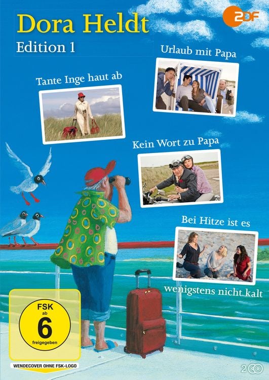 Produktbild: Dora Heldt - Edition 1: Urlaub mit Papa/Tante Inge haut ab/Kein Wort zu Papa/Bei Hitze ist es wenigstens nicht kalt [2 DVDs]