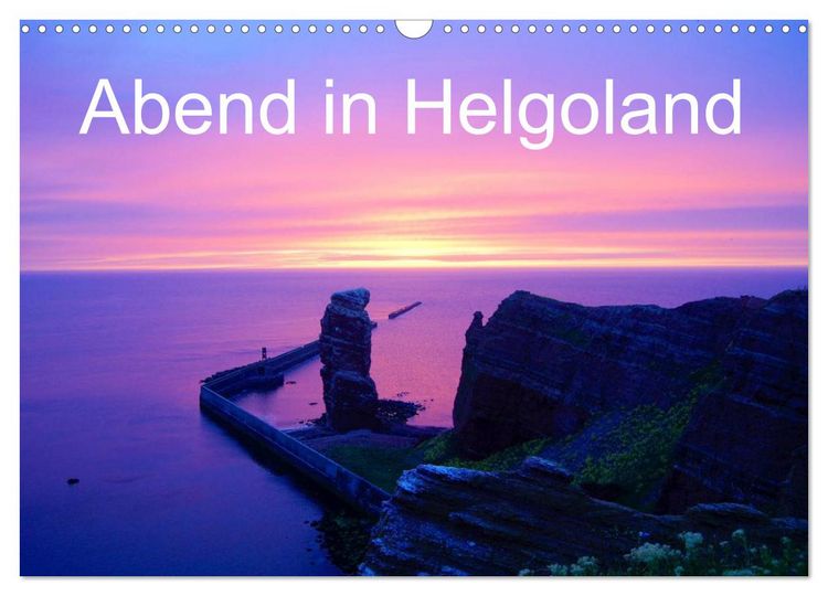Produktbild: Abend in Helgoland (Wandkalender 2026 DIN A3 quer), CALVENDO Monatskalender