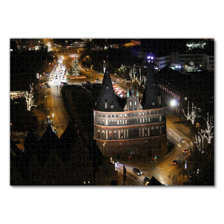 Produktbild: Lais Puzzle Holstentor L&uuml;beck 1000 Teile