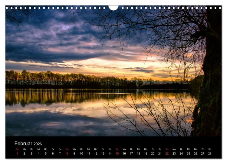 Produktbild: Die Farben des Niederrheins (Wandkalender 2026 DIN A3 quer), CALVENDO Monatskalender