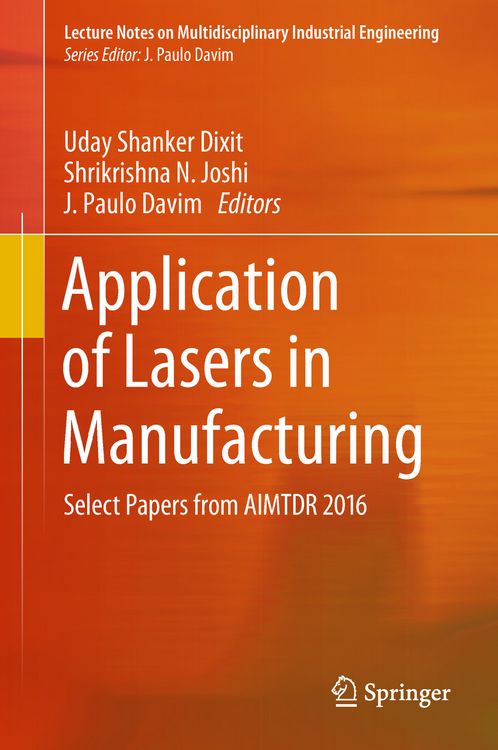 Produktbild: Application of Lasers in Manufacturing