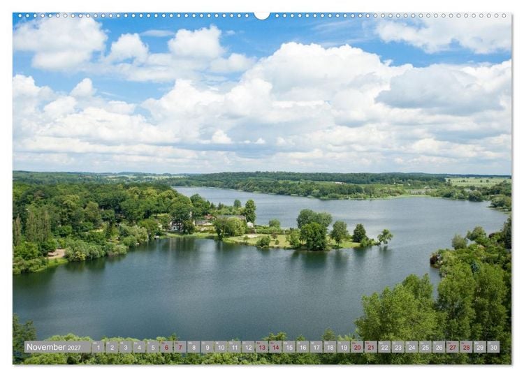 Produktbild: Hausbooturlaub Deutschland - Mecklenburgische Seenplatte (hochwertiger Premium Wandkalender 2027 DIN A2 quer), Kunstdruck in Hochglanz
