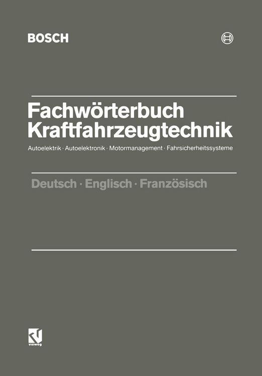 Produktbild: Fachw&ouml;rterbuch Kraftfahrzeugtechnik