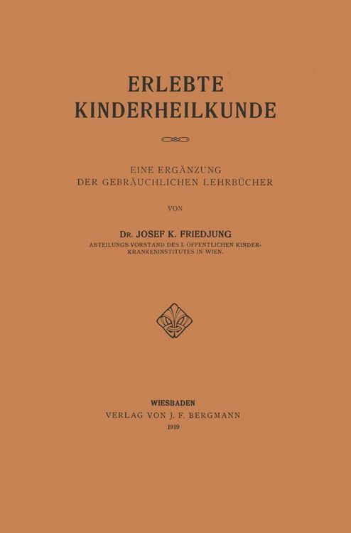 Produktbild: Erlebte Kinderheilkunde
