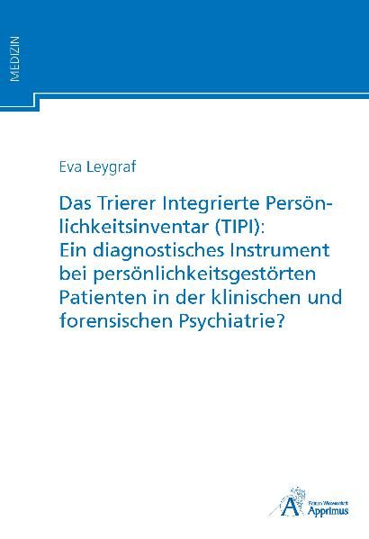 Produktbild: Leygraf, E: Trierer Integrierte Pers&ouml;nlichkeitsinventar