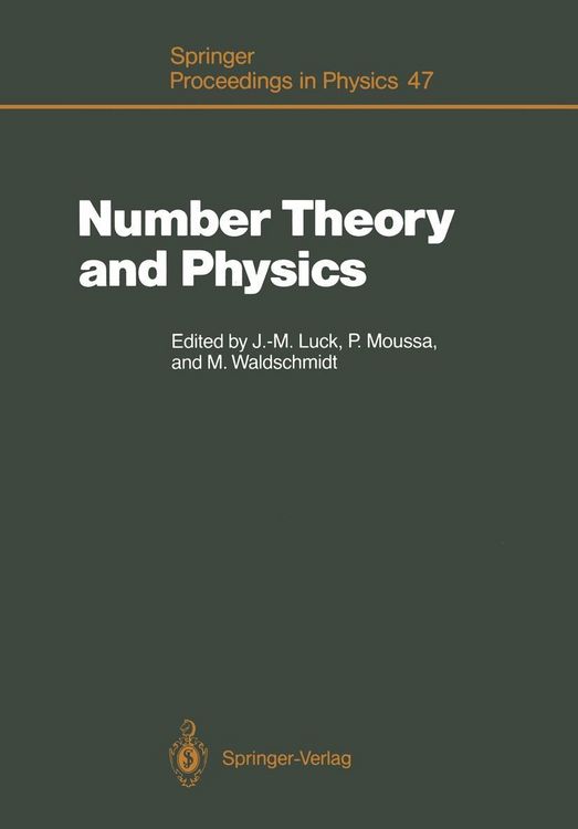 Produktbild: Number Theory and Physics