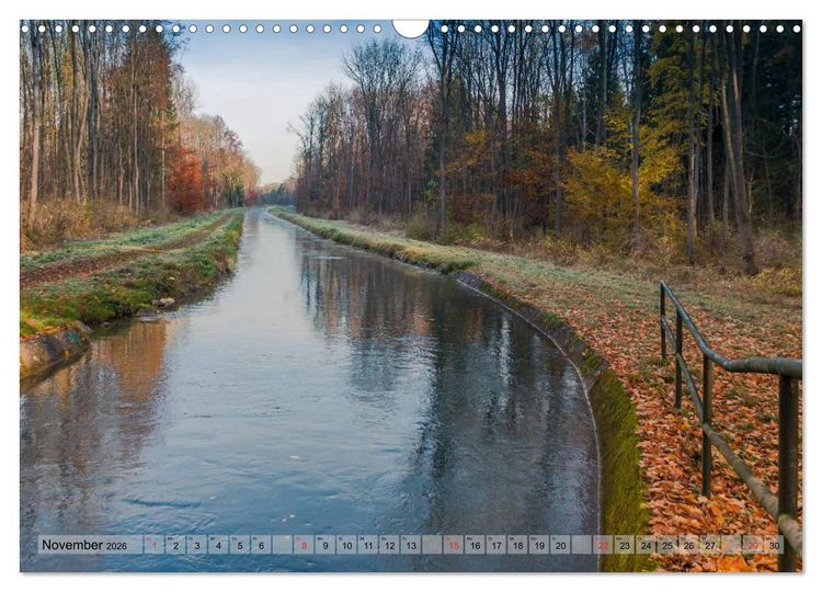 Produktbild: Augsburger Wasser (Wandkalender 2026 DIN A3 quer), CALVENDO Monatskalender