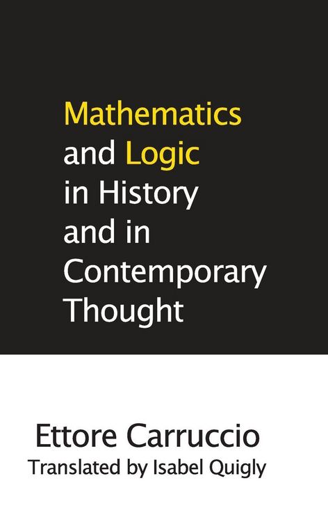 Produktbild: Mathematics and Logic in History and in Contemporary Thought