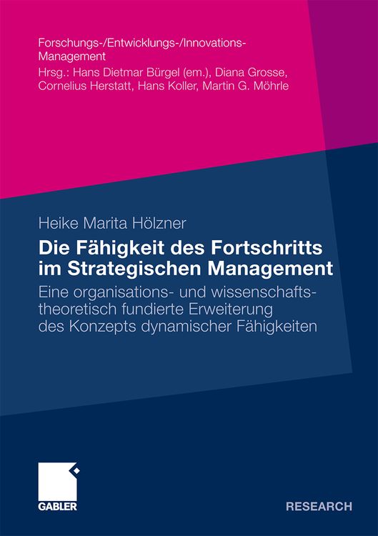 Produktbild: Die F&auml;higkeit des Fortschritts im Strategischen Management