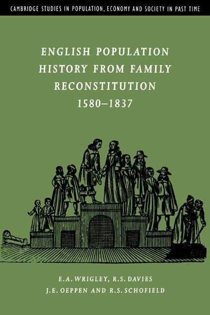 Produktbild: English Population History from Family Reconstitution 1580 1837