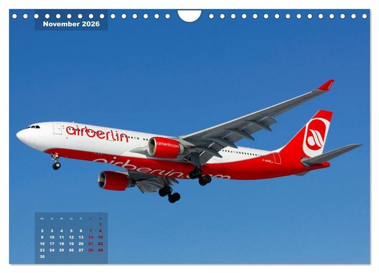 Produktbild: In Memoriam Air Berlin (Wandkalender 2026 DIN A4 quer), CALVENDO Monatskalender