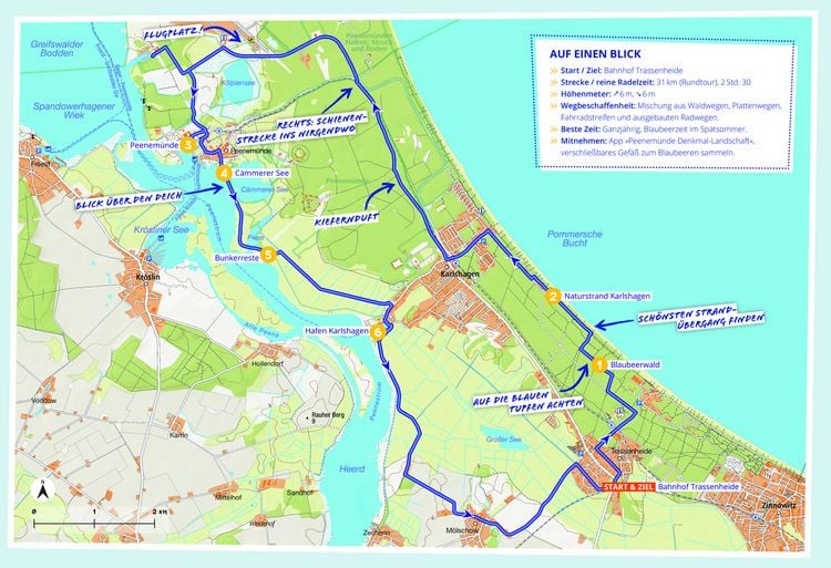 Produktbild: DUMONT Radelzeit an der Ostsee in Mecklenburg-Vorpommern