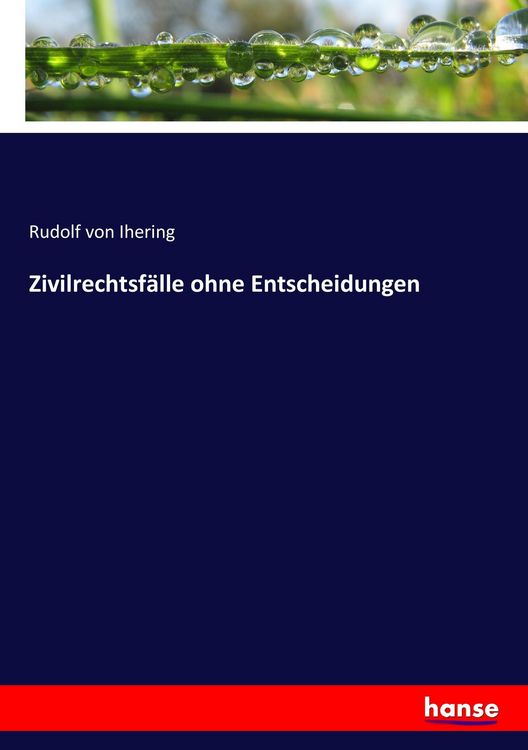 Produktbild: Zivilrechtsf&auml;lle ohne Entscheidungen