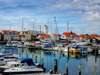 Produktbild: CALVENDO Puzzle Im Hafen von Saeby | 1000 Teile Lege-Gr&ouml;&szlig;e 64x48cm Foto-Puzzle f&uuml;r gl&uuml;ckliche Stunden
