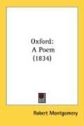 Produktbild: Oxford: A Poem (1834)