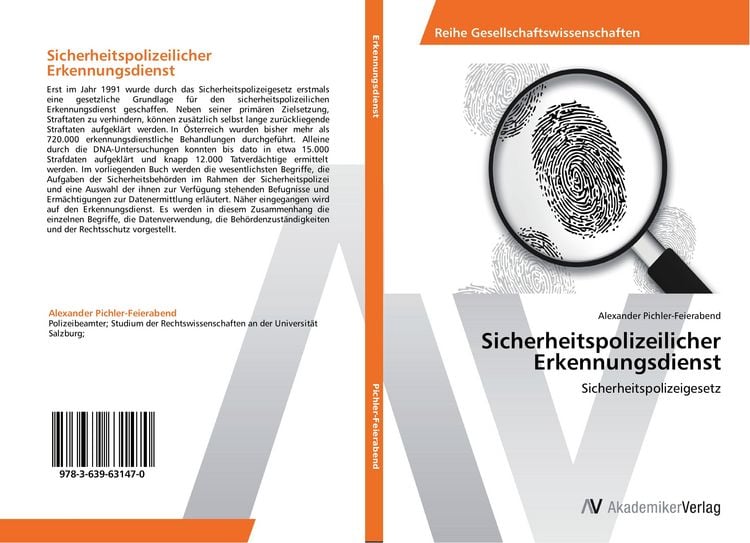 Produktbild: Sicherheitspolizeilicher Erkennungsdienst