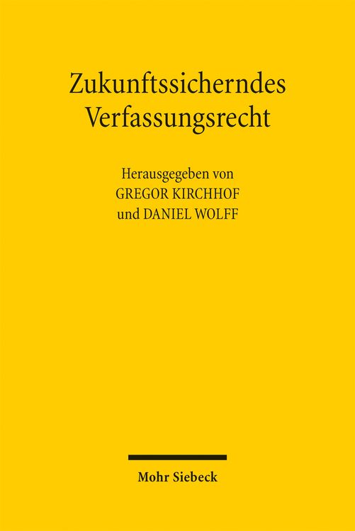 Produktbild: Zukunftssicherndes Verfassungsrecht