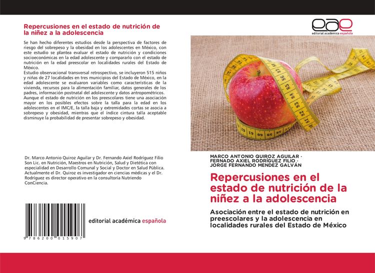 Produktbild: Repercusiones en el estado de nutrici&oacute;n de la ni&ntilde;ez a la adolescencia