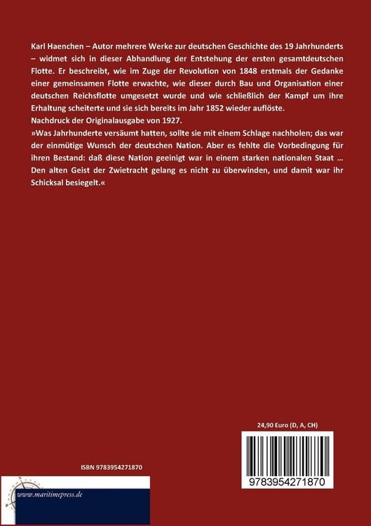 Produktbild: Die deutsche Flotte von 1848