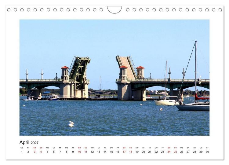 Produktbild: Florida 2027 abwechslungsreich und von der Sonne verw&ouml;hnt (Wandkalender 2027 DIN A4 quer), CALVENDO Monatskalender