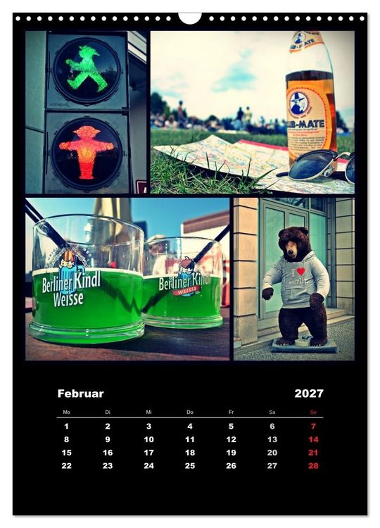Produktbild: BERLIN / vertikal (Wandkalender 2027 DIN A3 hoch), CALVENDO Monatskalender