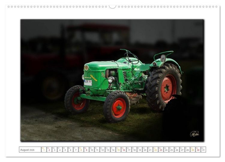 Produktbild: Oldtimer - Trecker Liebe (Wandkalender 2026 DIN A2 quer), CALVENDO Monatskalender
