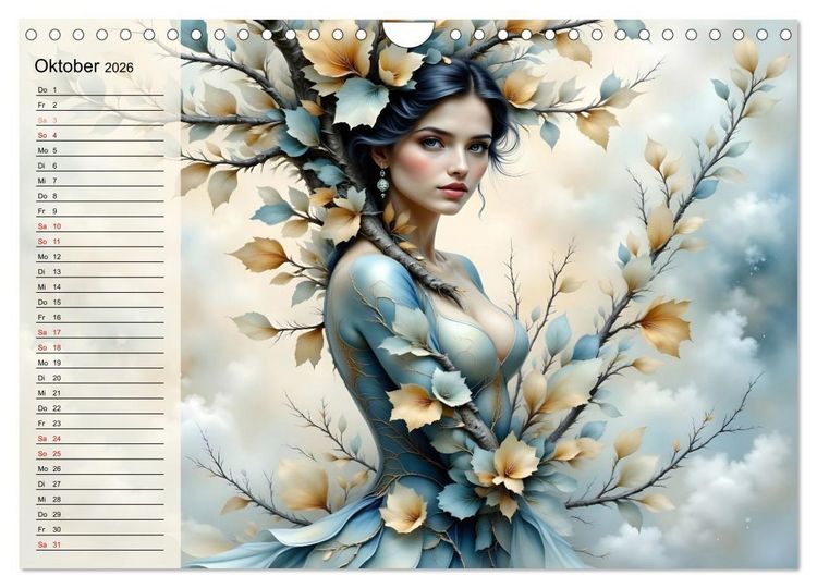 Produktbild: Waldgeborene Eleganz (Wandkalender 2026 DIN A4 quer), CALVENDO Monatskalender