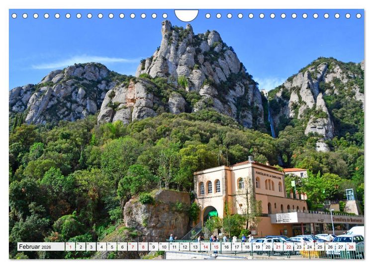 Produktbild: MONTSERRAT in Katalonien (Wandkalender 2026 DIN A4 quer), CALVENDO Monatskalender