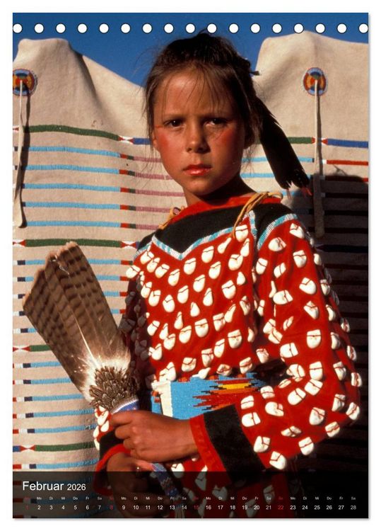 Produktbild: Indianer, Portrait Collection 1 (Tischkalender 2026 DIN A5 hoch), CALVENDO Monatskalender