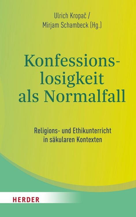 Produktbild: Konfessionslosigkeit als Normalfall