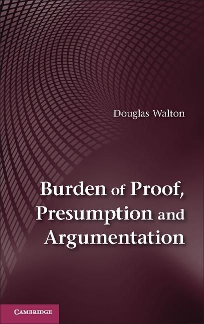 Produktbild: Burden of Proof, Presumption and Argumentation