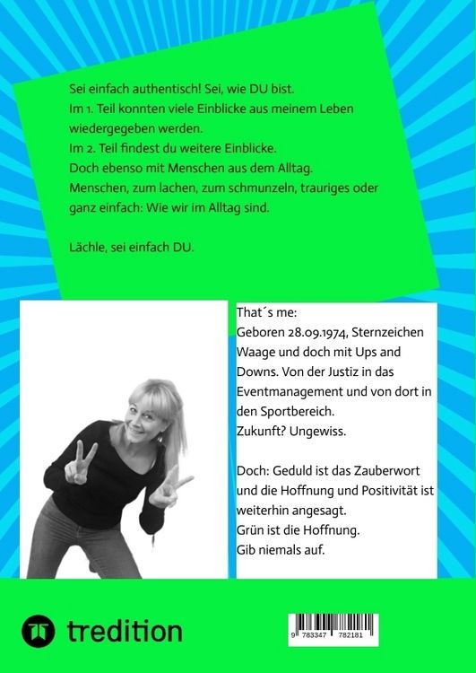Produktbild: Just be authentic. Sei einfach authentisch.