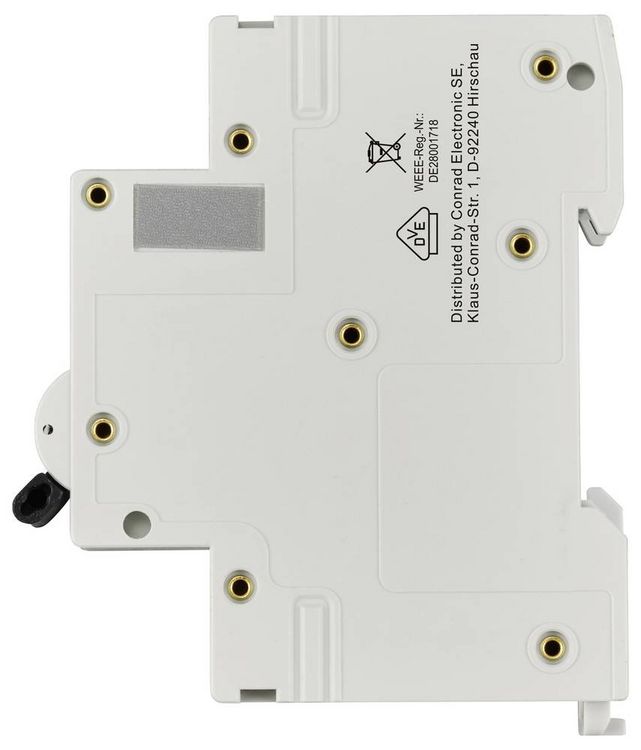 Produktbild: Sygonix SY-6440890 SYG-MCB 1P/C13/6KA Leitungsschutzschalter 1polig 13A 240 V/AC