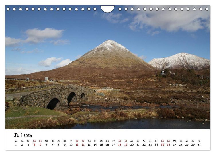 Produktbild: Schottland - Das Land mit rauem Charme (Wandkalender 2026 DIN A4 quer), CALVENDO Monatskalender