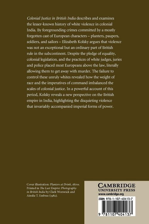 Produktbild: Colonial Justice in British India