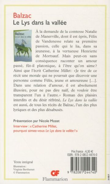 Produktbild: Le lys dans la vall&eacute;e