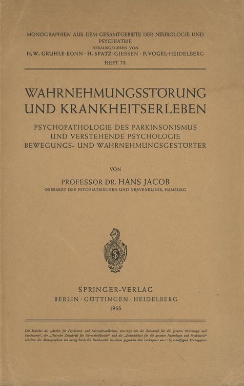 Produktbild: Wahrnehmungsst&ouml;rung und Krankheitserleben