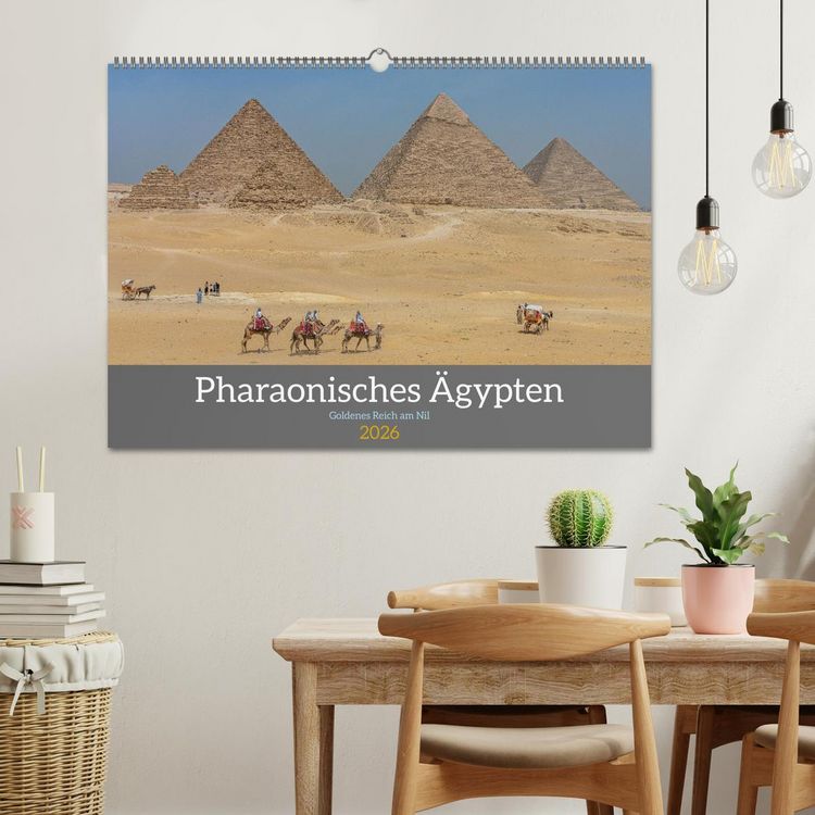Produktbild: Pharaonisches &Auml;gypten (Wandkalender 2026 DIN A2 quer), CALVENDO Monatskalender