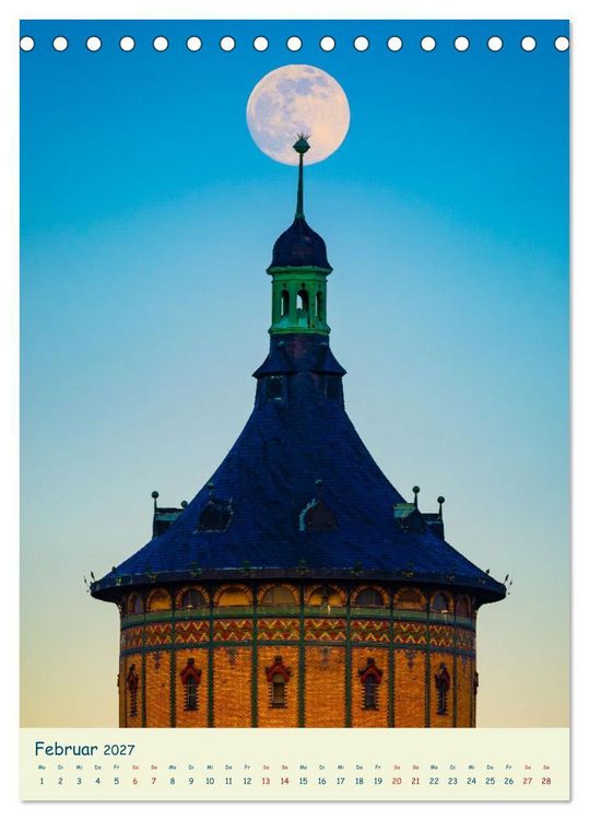 Produktbild: Halle/Saale - Meine Stadt im Licht (Tischkalender 2027 DIN A5 hoch), CALVENDO Monatskalender