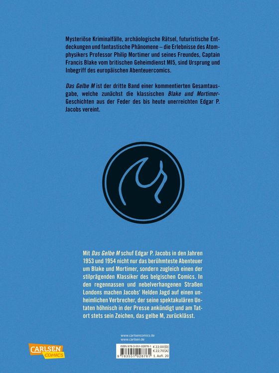 Produktbild: Blake und Mortimer Bibliothek 3: Das gelbe M