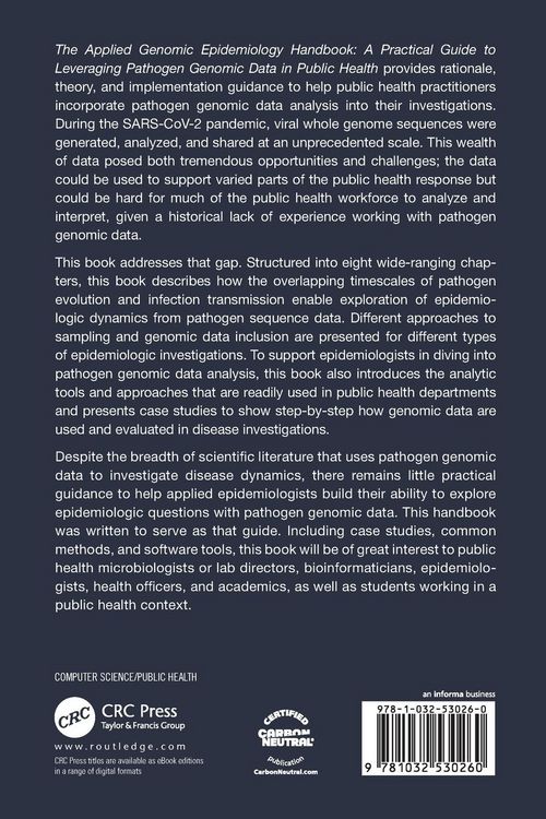 Produktbild: The Applied Genomic Epidemiology Handbook