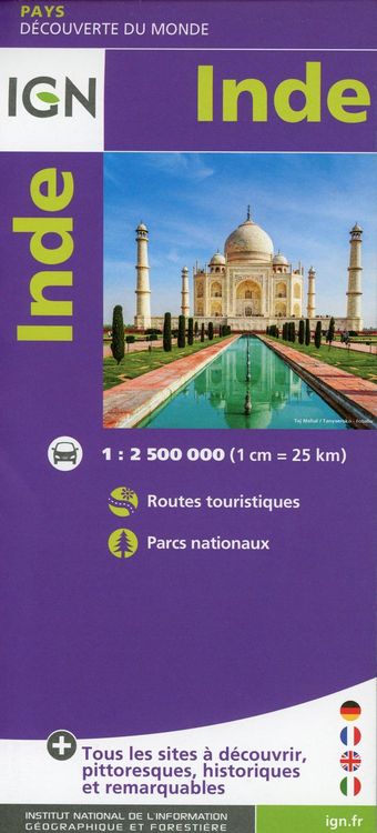 Produktbild: Inde / Indien 1:2 500 000