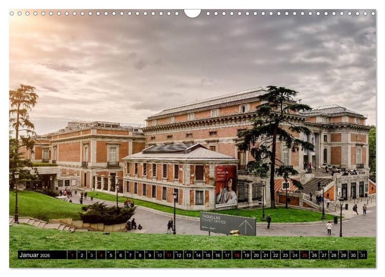 Produktbild: Madrid entdecken (Wandkalender 2026 DIN A3 quer), CALVENDO Monatskalender