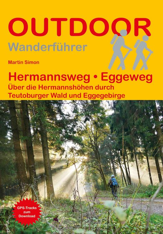 Produktbild: Hermannsweg - Eggeweg &Uuml;ber die Hermannsh&ouml;hen durch Teutoburger Wald und Eggegebirge