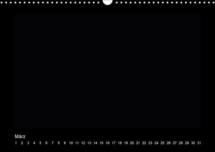 Produktbild: K. A., K: Geburtstags - Bastelkalender - Schwarz (Wandkalen