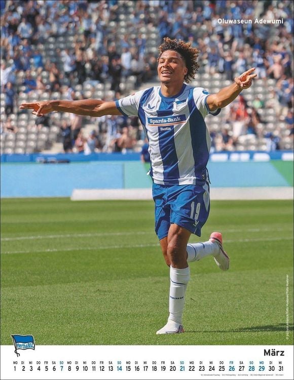 Produktbild: Hertha BSC Posterkalender 2027