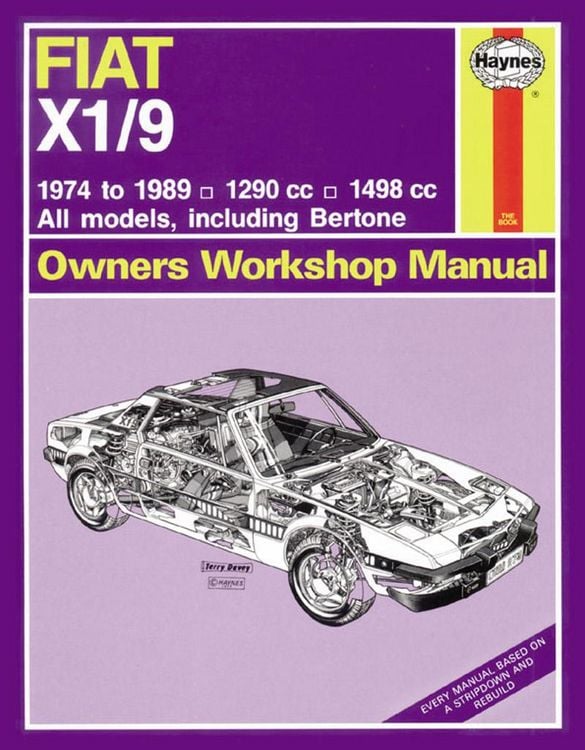 Produktbild: Fiat X1/9 (74 - 89) Haynes Repair Manual