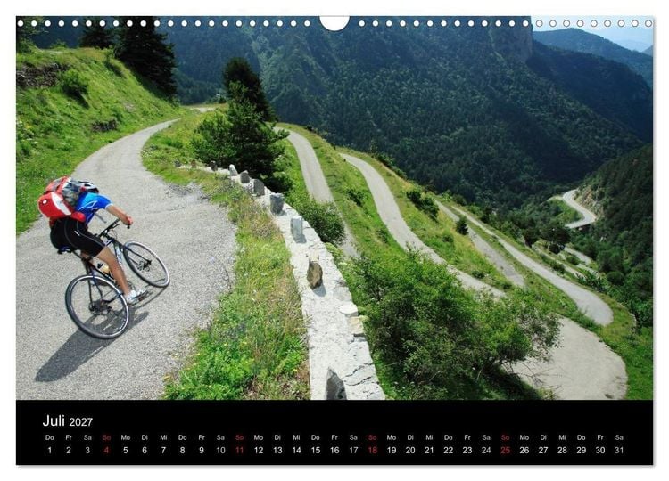 Produktbild: Alpenp&auml;sse auf dem Rennrad Vol. 2 (Wandkalender 2027 DIN A3 quer), CALVENDO Monatskalender